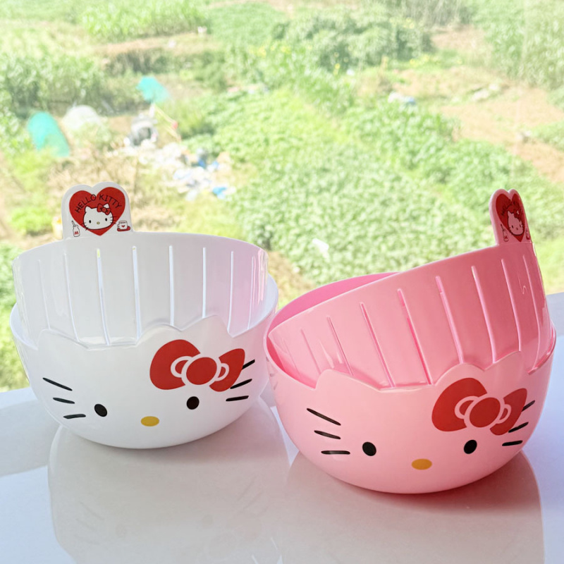 ハローキティ二層式水切りかご、キッチン野菜洗いバスケット、多 - Wedding Hampers のレビューと価格