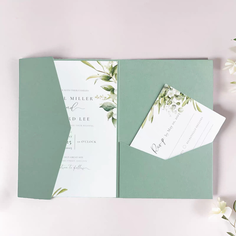 30 個 18 × 13 センチメートル緑の封筒結婚式の招待 - Wedding Supply Business のレビューと価格
