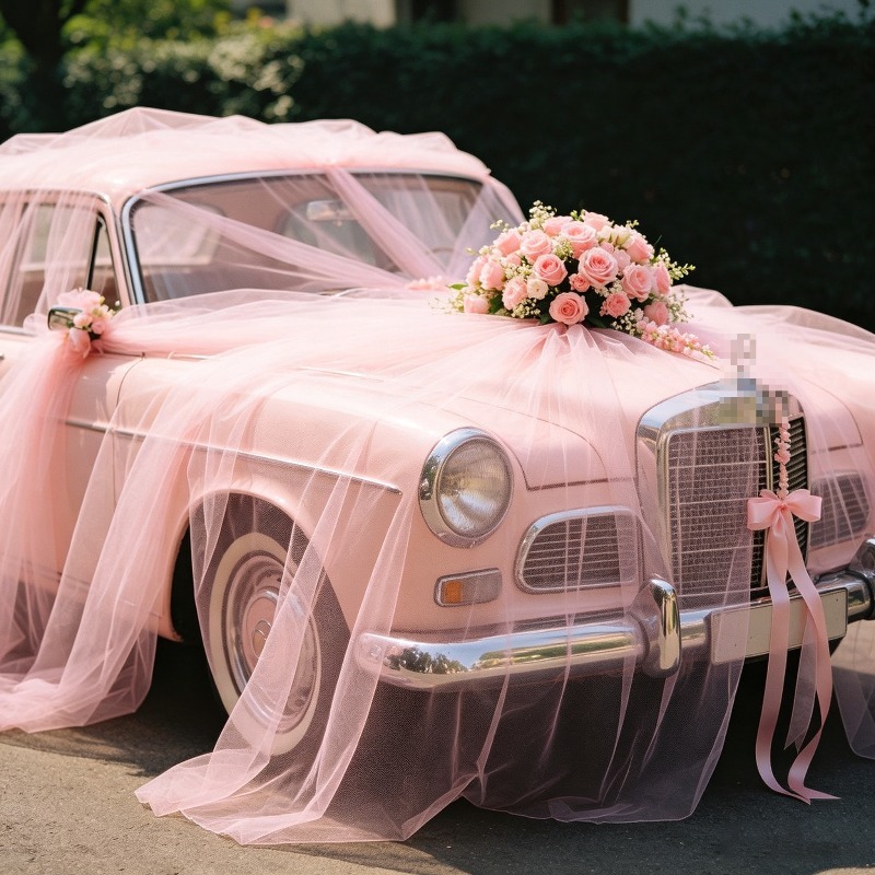 ライトピンクのシアーチュール天井ドレープ、透明メッシュスワッ - Wedding Balloon Arch のレビューと価格