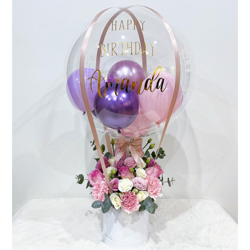 風船の形をした箱,装飾的な贈り物,出生前のパーティー,キャン - Wedding Hampers のレビューと価格