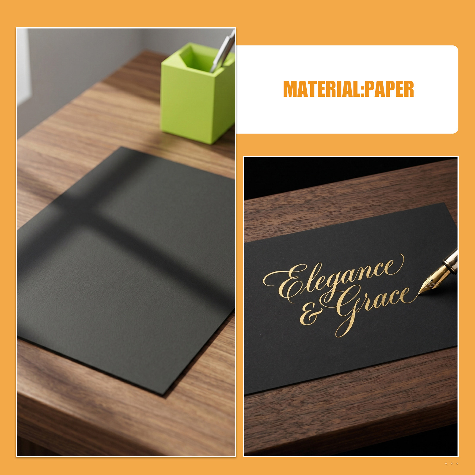 60枚入り ブラックカードストック スクラップブッキング用  - Papercraft Supply Invitation のレビューと価格