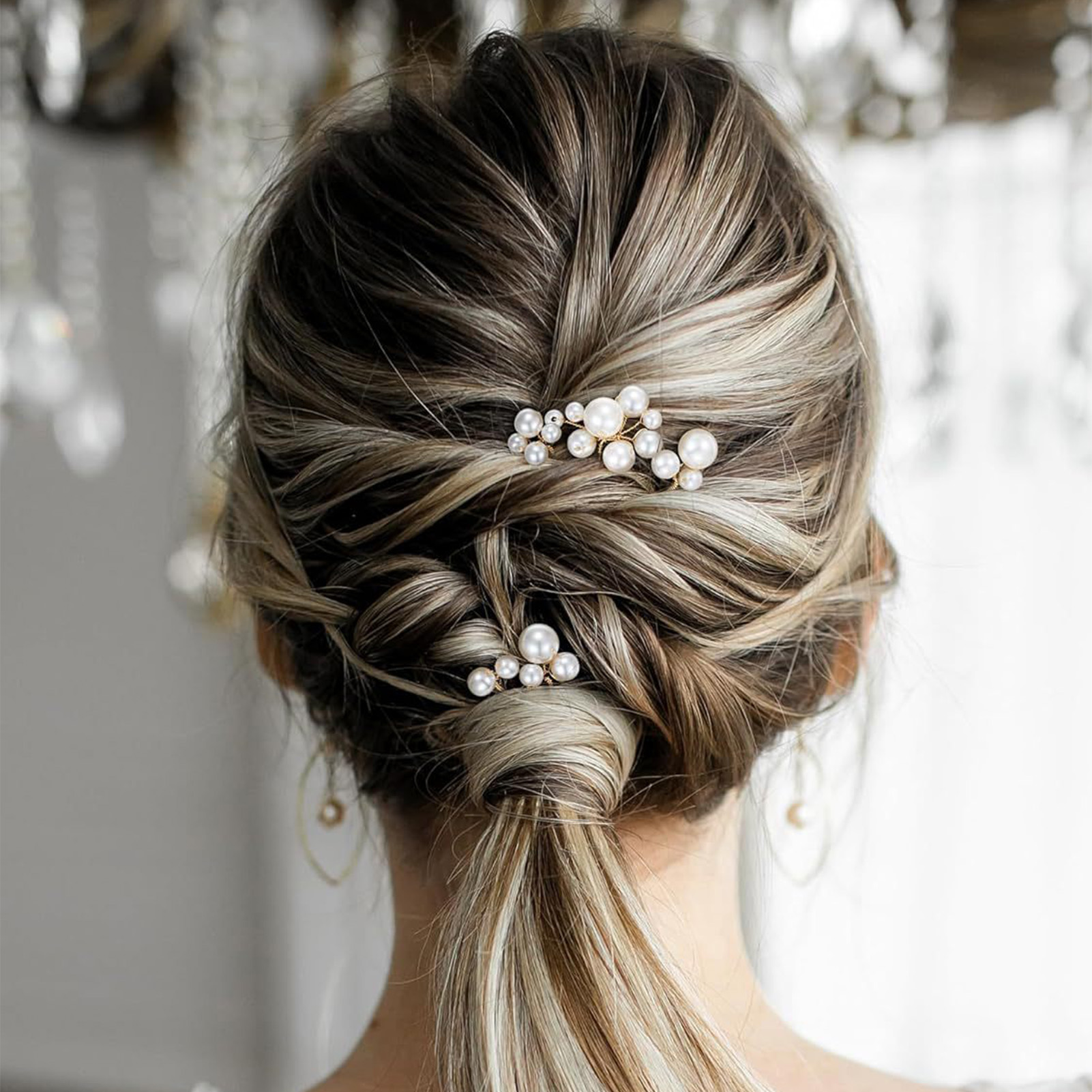 3 個の花嫁のヘアピントレンディなヘアクリップ U 字型合金 - Wedding Supply Store のレビューと価格