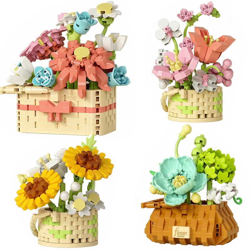 フラワーバスケットセット 組み立てブロック – 子供と大人向 - Wedding Hampers のレビューと価格