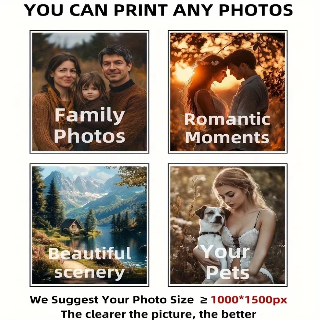 パーソナライズされた写真キャンバス、カスタムファミリーウォー - Wedding Party Supply のレビューと価格