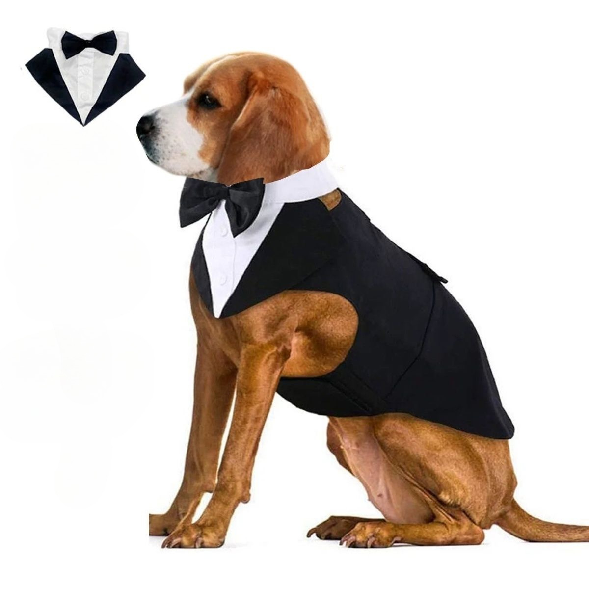 ペット用犬服ファッションパーティーショーフォーマルスーツネク - Suitsupply Wedding Tuxedo のレビューと価格