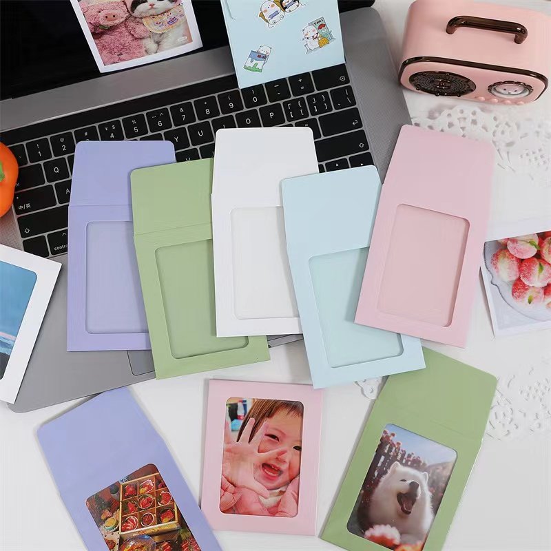 DIYペーパーフォトフレーム、マカロンカラー、フォトカードホ - Wedding Supply Business のレビューと価格